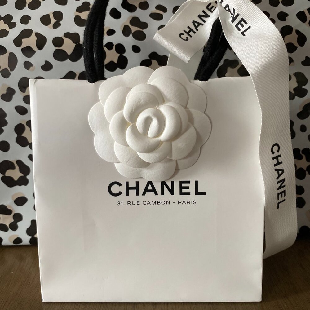 CHANEL RUE CAMBON SHOPPING GIFT BAG PACKAGING NEW AUTHENTIC
